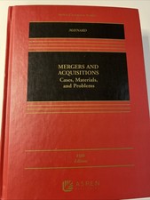 Mergers and Acquisitions: Cases, Materials, a...