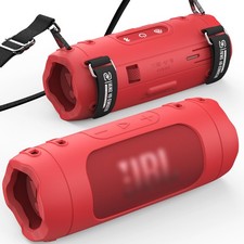 SIKAI CASE Silicone Speaker Case for JBL Flip 7, Red