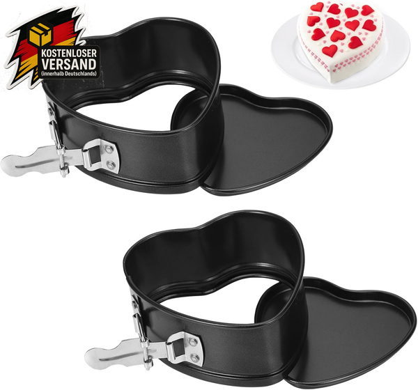 Kuchenform Rund 16 Cm Springform Backform Mit Antihaftbeschichtung FüR Kleine Ku-image