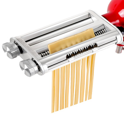 Rafbar Pasta Maker Attachment For Kitchenaid Stand Mixers 3-In-1 Pasta Roller