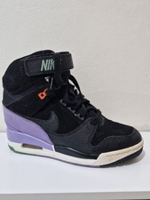 Nike Sky Hi Wedge High Top Trainers Black Lilac Mint 2013 Rare Colourway