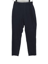 Uniqlo Women's Suit Trousers XS Blue Polyester with Viscose Dress Pants