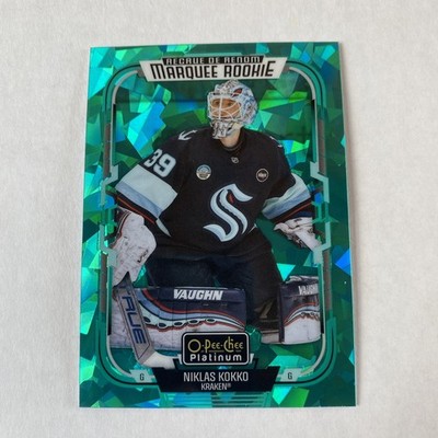 2025-26 OPC Platinum NIKLAS KOKKO Seattle Kraken TURQUOISE FRAGMENTS #009/249 RC