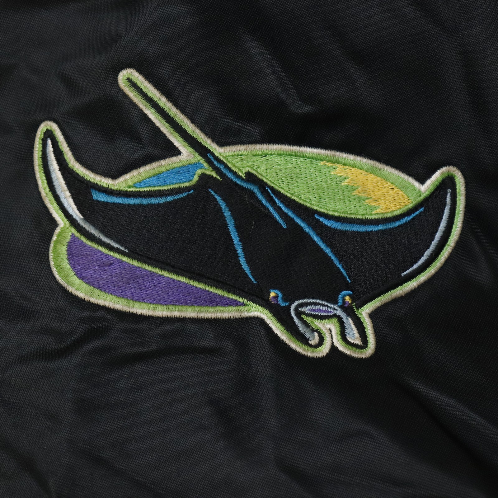 Vintage Starter Devil Rays Embroidered Satin Bomb… - image 6