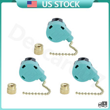 3Pack Ceiling Fan Switch 3 Speed 4 Wire For Harbor Breeze Hampton Bay ZE-268S6