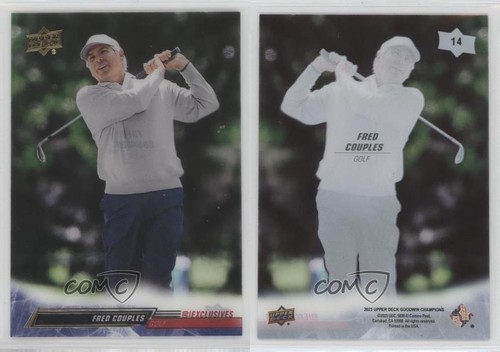 2023 Goodwin Champions Upper Deck Clear Cut Exclusives Fred Couples #14 u0h - Picture 3 of 3