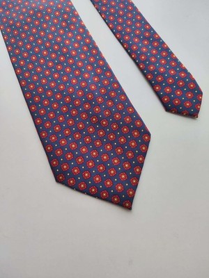 ANDREW'S TIES MILAN TIE SILK SILK QUEEN SILK MEN'S BLUE TIE