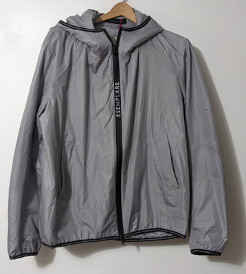 New w Tags Italy Esemplare Gray Hooded Jacket Size 54 Retail over $350