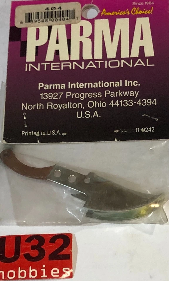 Gatillo controlador Slot Car Parma 404 con brazo de pestañas y botón Foto 2 de 3