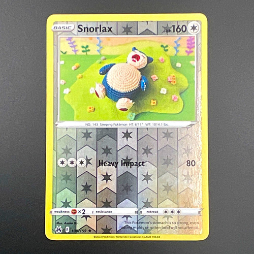 The Pokémon Company Snorlax 109/159 SWSH: Crown Zenith Reverse Holo Rare