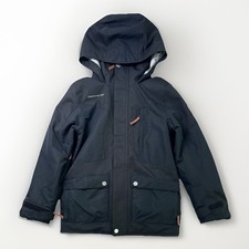 Obermeyer Jacket Teen Med 10-12 Black Ski Snowboarding Black Boy's Kid's