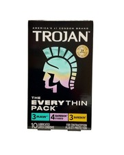 Trojan Bareskin Condoms - EveryThin Pack - 10 count assorted