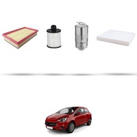 Hoffcar Wartungsset - 4 Filter FüR Opel Corsa E (X15) 1.3 Cdti 70KW Ab 2014
