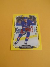 William Borgen 25-26 OPC Yellow Parallel Card New York Rangers