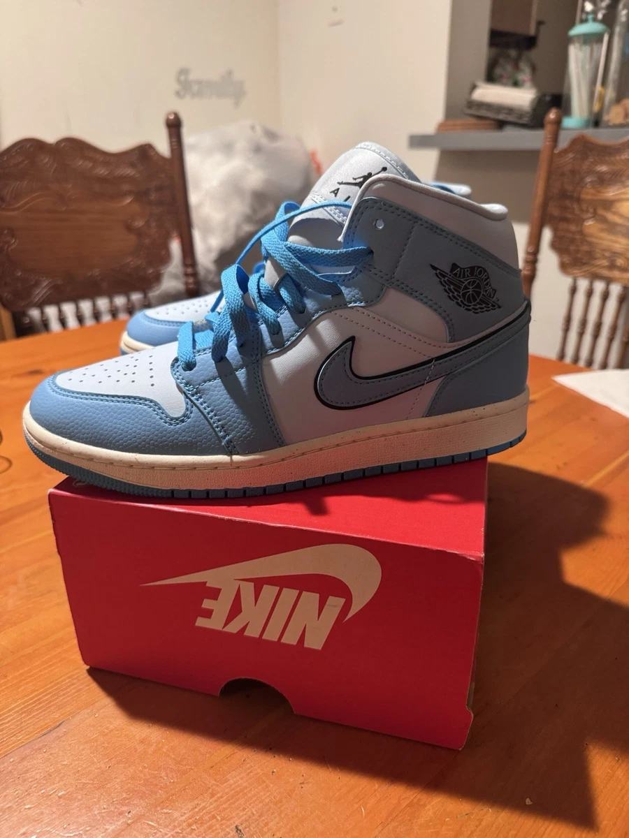 Preços baixos em Jordan 1 SE Mid Ice Blue W | eBay