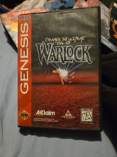 Warlock (Sega Genesis, 1993) Case And Game Only No Manual