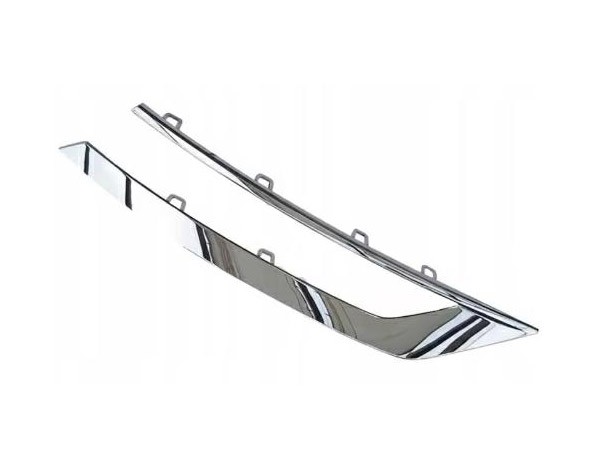 Zierleiste Gitter Grill StoßStange Vorne Rechts FÜR Volvo V90 2016-2021 Chrom-image