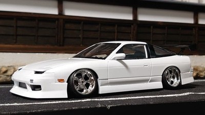 Aoshima 1/24 Insurance Eurus 180sx Finished Model Car Diecast Vehicle JDM
