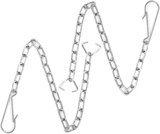  2PCS Universal Toilet Flapper Chain Kit – Adjustable Stainless Steel Chain