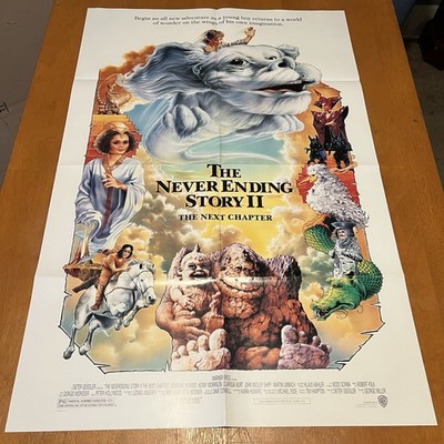 The NeverEnding Story II 2 Next Chapter Original 1990 Folded 1sh Movie Poster