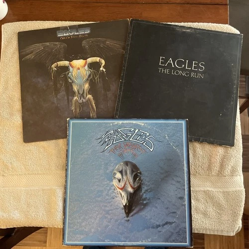 The Eagles Vintage Vinyl Lot (3 LPs) 70s Classic Rock Records