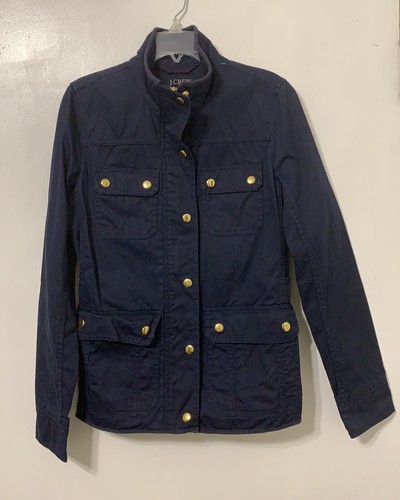 J. Crew Downtown Field Jacket Navy 