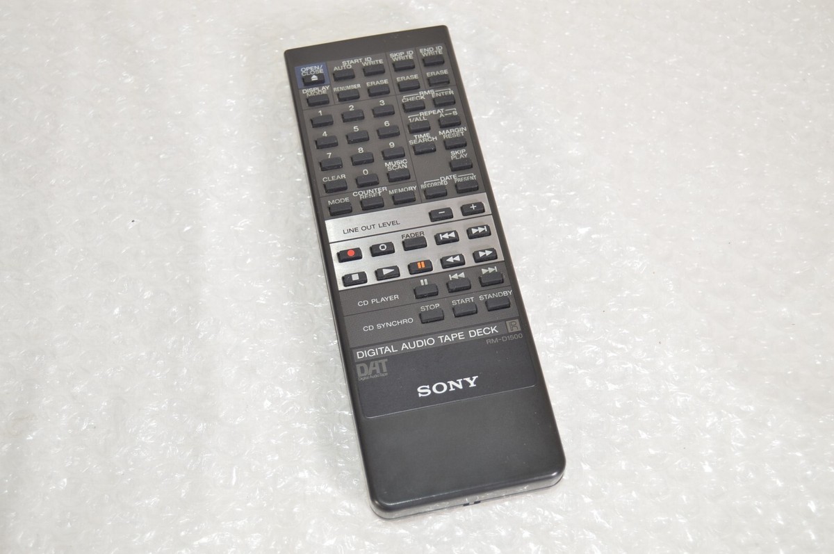 SONY DTC-1500ES DAT Digital Audio Tape Deck Recorder Tested