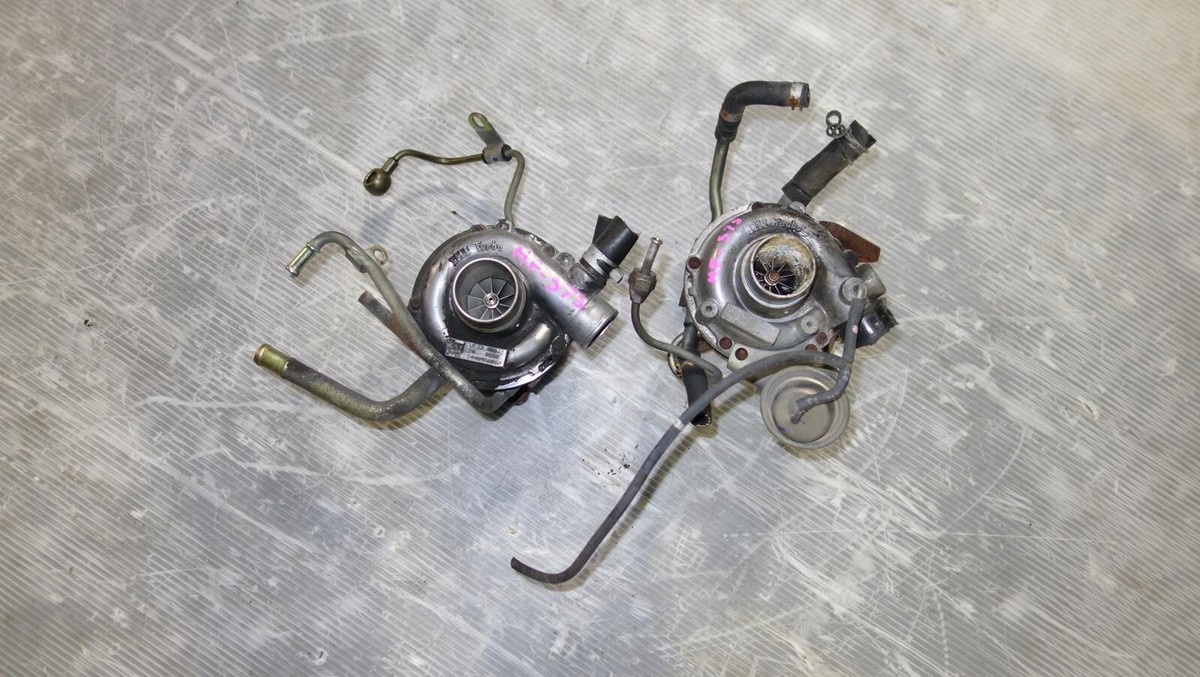 JDM Subaru Legacy VF31 VF32 OEM Turbo Chargers Twin Turbo EJ206