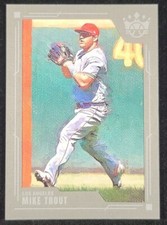 Mike Trout 2022 Panini Diamond Kings GRAY FRAME #40 Los Angeles Angels Baseball
