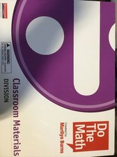 Do The Math Classroom Materials Division Created By Marilyn Burns T1