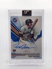 2024 Topps Pristine Wade Meckler Blue Encased RC Auto /75 Giants