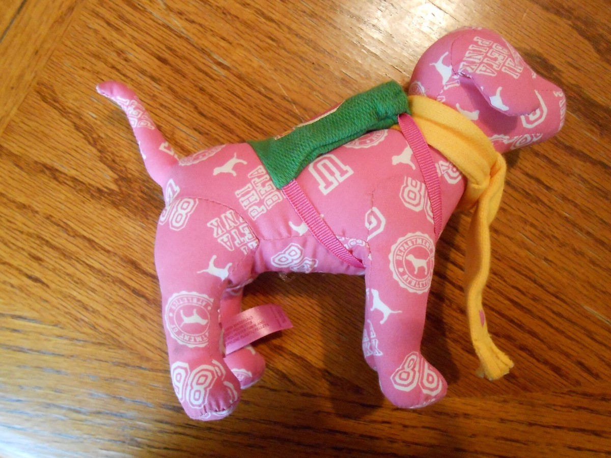 VTG VICTORIA’S SECRET PINK Hot Pink Backpack w/Custom Embellishments & Pink Dog NEW Victorias Secret PINK MINI DOG PACKABLE | Mercari main image 2