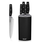 <!--F#f_0-->6Pcs Kitchen Knife Set Stainless Steel Chef Knife with Universal Knife Block<!--F/-->