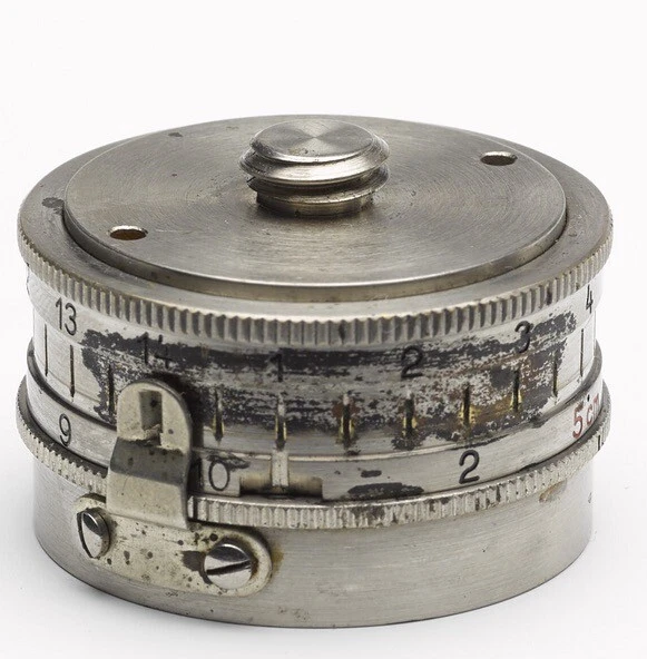 ✅ CABEZAL TRÍPODE LEICA LEITZ FARUX 5CM LENTE ANILLO PANORAMA, PANORÁMICO NIQUELADO Foto 2 de 3