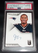 PSA 10 Rc Jacoby Brissett Auto 2016 Panini Elite Pen Pal Rookie Signed Autograph