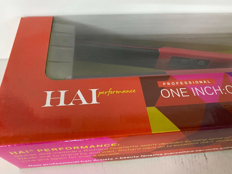 Plancha plana HAI, plancha de pelo profesional de cerámica de rendimiento de una pulgada Foto 3 de 4