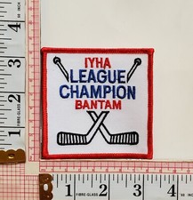 IYHA League Champion Bantam Indiana Hockey Patch Applique Crest Badge z3