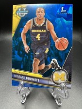 2023 Bowman University Chrome Sapphire Nimari Burnett #91 1st Michigan 