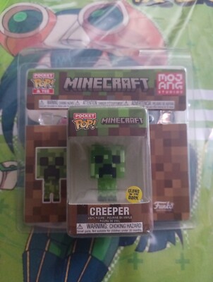 Minecraft Pocket Pop Funko Creeper. Glow In The Dark. | eBay