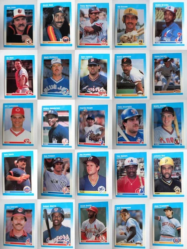 1987 Fleer Classic Miniatures Mini Baseball Cards Complete Your Set U Pick 1-120