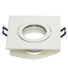 QUATRO IP54 Bathroom White Square Ceiling Spot Lights Down lights LED GU10 MR16