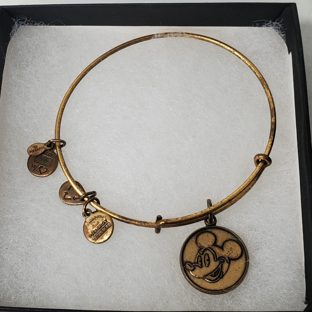 Alex & Ani Disney Mickey Mouse Bangle Bracelet 2013 Brass Alex & Ani Disney Mickey Mouse Bangle Bracelet 2013 Brass