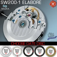 MOVEMENT AUTOMATIC SELLITA SW200-1, ELABORE(COMPATIBLE ETA 2824,)