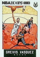 2015-16 PANINI NBA HOOPS #121 GREIVIS VASQUEZ BASE CARD NM-MT