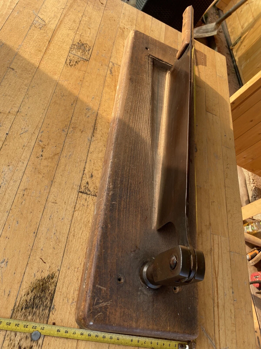 Ancien Coupe-pain N°6 Voll En Bois Et Métal – Super Look Vintage Pour La Déco De Cuisine