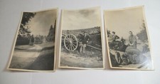 1940's WWII MILITARY PHOTO/RPPC SOLDIER  LOT of 3 HAND WRITTEN NOTES
