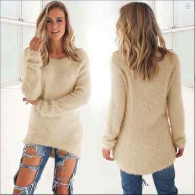 Sweater Women's Pullover Knitted Long Sleeve Winter Warm Tops Casual *20% OFF*