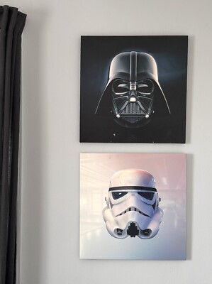 Star Wars: Darth Vader & Stormtrooper Canvas Prints, Wall Art - 2 Pieces