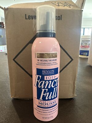 Roux Fanci-Full Color Mousse 58 vicuna for blonde white hair 6 Oz. Brightens NEW