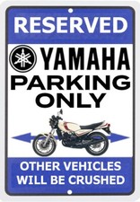 Corflute Yamaha RD350 L/C 2 Stripe Red Colour Only Parking Sign